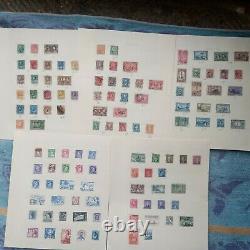 Old Stamp Album Collection Of 800 Commonwelth Stamps Amazing Lots Of Victoria