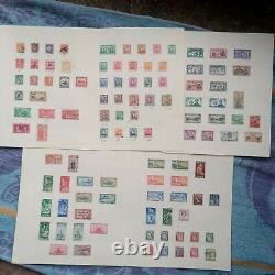 Old Stamp Album Collection Of 800 Commonwelth Stamps Amazing Lots Of Victoria