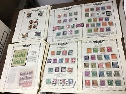 Old Used / Mint Collection De Timbres Américains Sur Pages + Albums! Vente De Biens Trouver! À Voir