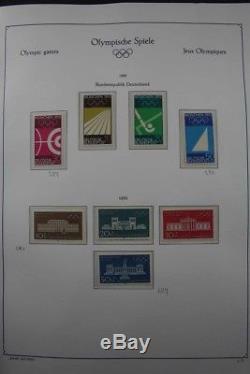 Olympic Games 1972 Mnh Sports Topical Collection De Timbres Luxus 3 Albums Avec Or