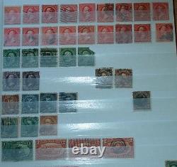 Ouf! De Nombreux Timbres Dans L'album États-unis Used & Mint Collection 1000's Of Stamps