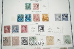 PAYS-BAS 1850-1940 COLLECTION DE 600+ TIMBRES NEUFS ET USAGÉS DANS UN ALBUM SCOTT