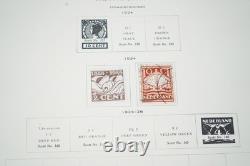 PAYS-BAS 1850-1940 COLLECTION DE 600+ TIMBRES NEUFS ET USAGÉS DANS UN ALBUM SCOTT