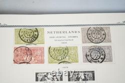 PAYS-BAS 1850-1940 COLLECTION DE 600+ TIMBRES NEUFS ET USAGÉS DANS UN ALBUM SCOTT