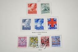 PAYS-BAS 1870-2000 COLLECTION DE 1 175+ TIMBRES NEUFS ET USAGÉS DANS UN ALBUM SCOTT