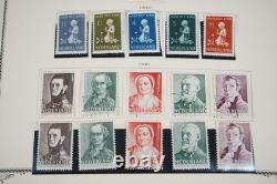 PAYS-BAS 1870-2000 COLLECTION DE 1 175+ TIMBRES NEUFS ET USAGÉS DANS UN ALBUM SCOTT