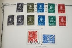 PAYS-BAS 1870-2000 COLLECTION DE 1 175+ TIMBRES NEUFS ET USAGÉS DANS UN ALBUM SCOTT
