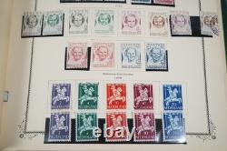 PAYS-BAS 1870-2000 COLLECTION DE 1 175+ TIMBRES NEUFS ET USAGÉS DANS UN ALBUM SCOTT