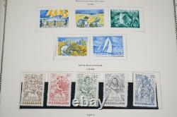 PAYS-BAS 1870-2000 COLLECTION DE 1 175+ TIMBRES NEUFS ET USAGÉS DANS UN ALBUM SCOTT