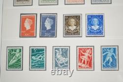 PAYS-BAS 1940-1970 COLLECTION DE PLUS DE 550 TIMBRES TOUS NEUFS DANS UN ALBUM LIGHTHOUSE