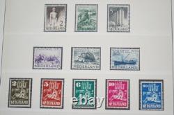 PAYS-BAS 1940-1970 COLLECTION DE PLUS DE 550 TIMBRES TOUS NEUFS DANS UN ALBUM LIGHTHOUSE