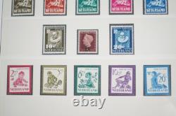 PAYS-BAS 1940-1970 COLLECTION DE PLUS DE 550 TIMBRES TOUS NEUFS DANS UN ALBUM LIGHTHOUSE