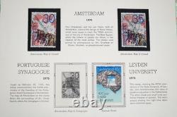 PAYS-BAS ANNÉES 1970-1990 COLLECTION DE PLUS DE 225 TIMBRES NEUFS ET OBLITÉRÉS DANS UN ALBUM WHITE ACE