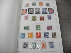 PAYS-BAS, Collection avancée de timbres articulés/montés dans un album Importa