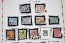 PAYS-BAS années 1850-1960 collection de plus de 475 timbres neufs et oblitérés dans un album White Ace