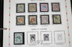 PAYS-BAS années 1850-1960 collection de plus de 475 timbres neufs et oblitérés dans un album White Ace