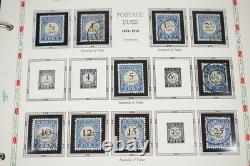 PAYS-BAS années 1850-1960 collection de plus de 475 timbres neufs et oblitérés dans un album White Ace