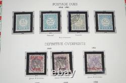 PAYS-BAS années 1850-1960 collection de plus de 475 timbres neufs et oblitérés dans un album White Ace
