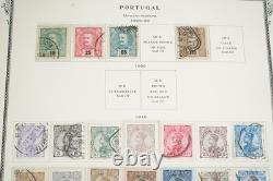 PORTUGAL 1850s-1980s COLLECTION DE PLUS DE 1 050 TIMBRES ALBUM SPÉCIALITÉ SCOTT