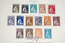 PORTUGAL 1850s-1980s COLLECTION DE PLUS DE 1 050 TIMBRES ALBUM SPÉCIALITÉ SCOTT