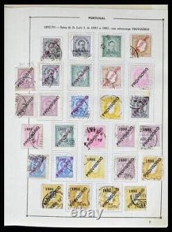 PORTUGAL 1852-1999 Utilisé avec des Articles Clés dans 2 Albums Collection de Timbres