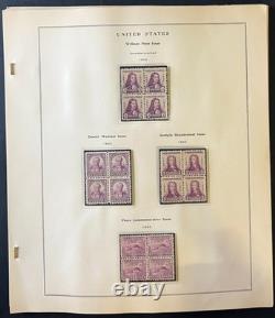 Pages d’album de collection de timbres des États-Unis 1926-1935 ZAYIX