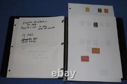 Pages de classeur de timbres du Canada jusqu'à 1998 collection utilisée incluant meilleur BlueLakeStamps