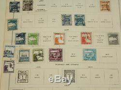 Palestine Et Israël Stamp Collection Lot Scott Album Pages Mint, Onglets, + Early