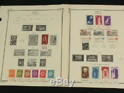 Palestine Et Israël Stamp Collection Lot Scott Album Pages Mint, Onglets, + Early