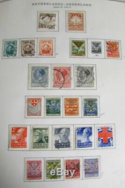 Pays-bas Monnaie Collection Utilisé Dans Minkus Album Stamp