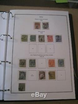 Pérou 1862-1969 Collections - 500 En Album De Timbres + 218 En Pages