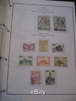 Pérou 1862-1969 Collections - 500 En Album De Timbres + 218 En Pages