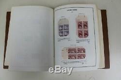 Plus De 150 $ Face Value Stamp Collection Album De Plaque 1930-1974 Blocs (v130)