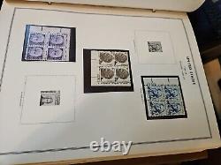 Plus de 400 timbres États-Unis Liberty Plate Block Stamp Album Collection 4E46