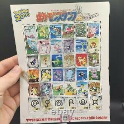 Pokemon Shogakukan Stamp Collection Album Partie 5 Johto Ho-oh Lugia + Timbres