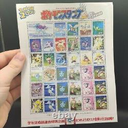 Pokemon Shogakukan Stamp Collection Album Partie 5 Johto Ho-oh Lugia + Timbres