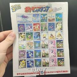 Pokemon Shogakukan Stamp Collection Album Partie 5 Johto Ho-oh Lugia + Timbres