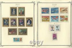 Poland Timbre Collection 1960-1974 Dans Scott Specialty Album, 100 Pgs & Binder