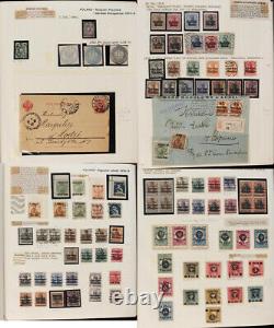Pologne 1860-1948 Collection En Album. Sg Cat £25 000+. Impressionnant Et Précieux