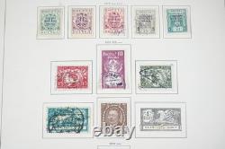 Pologne 1918-1964 Collection de plus de 1 150 timbres neufs et oblitérés Album Schaubek