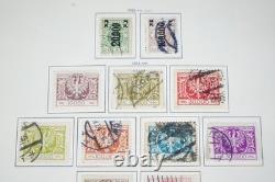 Pologne 1918-1964 Collection de plus de 1 150 timbres neufs et oblitérés Album Schaubek