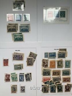 Pologne 1944 To 1959 Complete Collection With Sheets, Surcharges In Davo Album