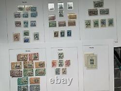 Pologne 1944 To 1959 Complete Collection With Sheets, Surcharges In Davo Album