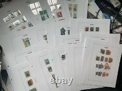 Pologne 1944 To 1959 Complete Collection With Sheets, Surcharges In Davo Album