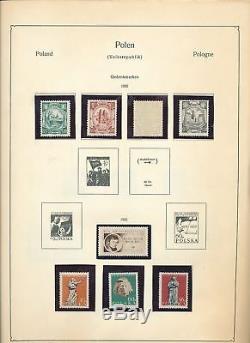 Pologne 1955/72 Collection D’album Abria Hingeless (plus De 1000) Alb824