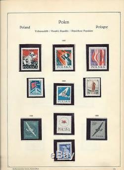 Pologne 1955/72 Collection D’album Abria Hingeless (plus De 1000) Alb824