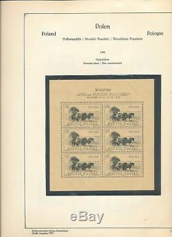 Pologne 1955/72 Collection D’album Abria Hingeless (plus De 1000) Alb824