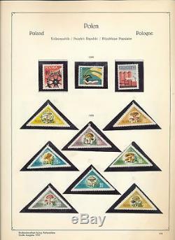 Pologne 1955/72 Collection D’album Abria Hingeless (plus De 1000) Alb824