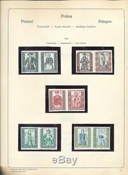 Pologne 1955/72 Collection D’album Abria Hingeless (plus De 1000) Alb824