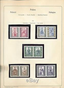 Pologne 1955/72 Collection D’album Abria Hingeless (plus De 1000) Alb824